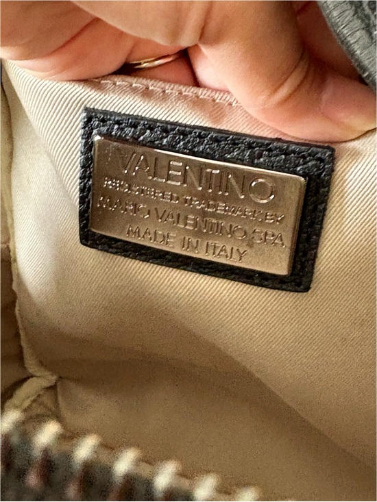Valentino Authentic Monogram Backpack‎ Black main image 7